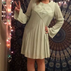 Mint Green Lace Dress